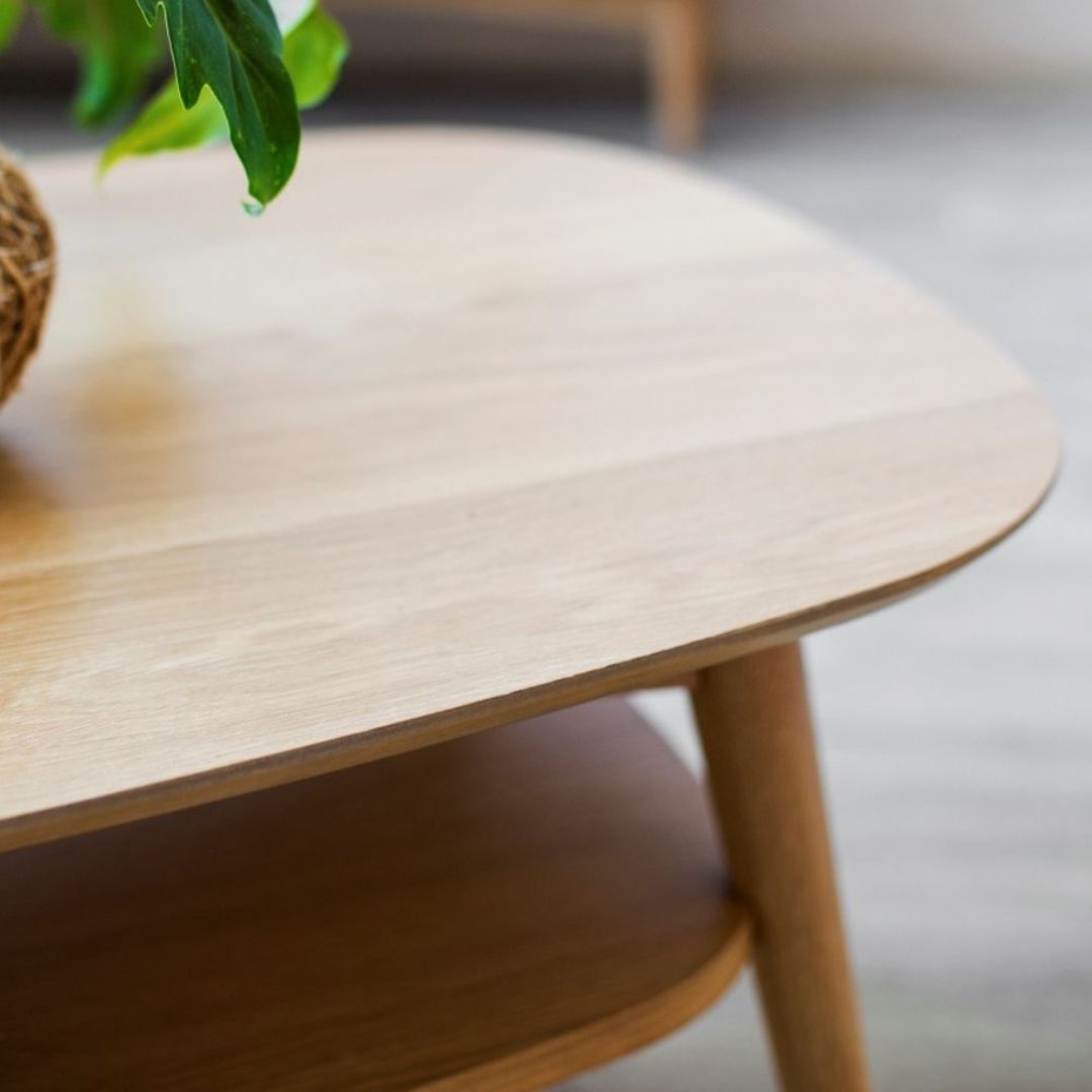 Oslo Coffee Table with Shelf image 1